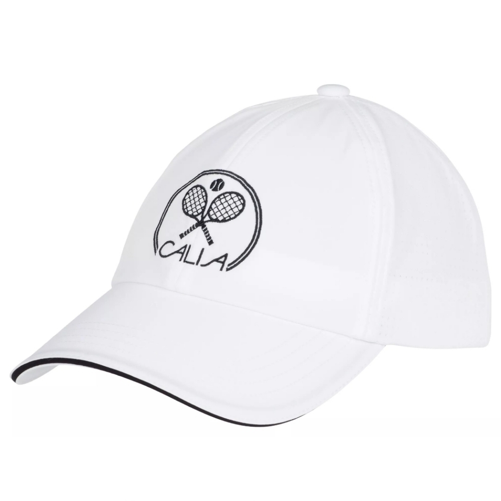CALIA Women's Ponytail Cap White Black - Picture 5 of 8